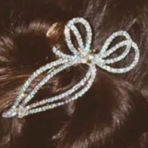 Diamond Bow Hair Pin (1702)